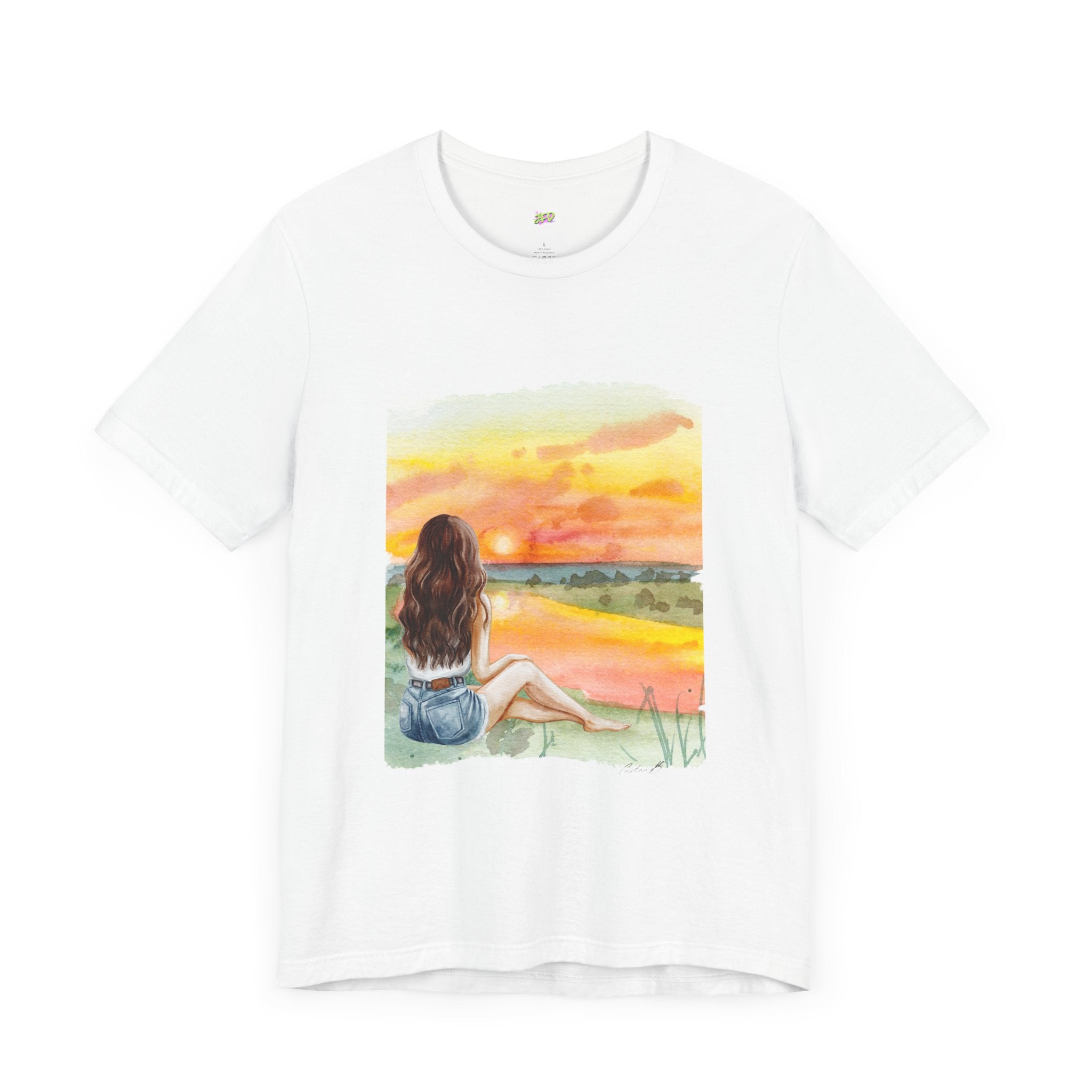 Woman Tee - Sunset girl