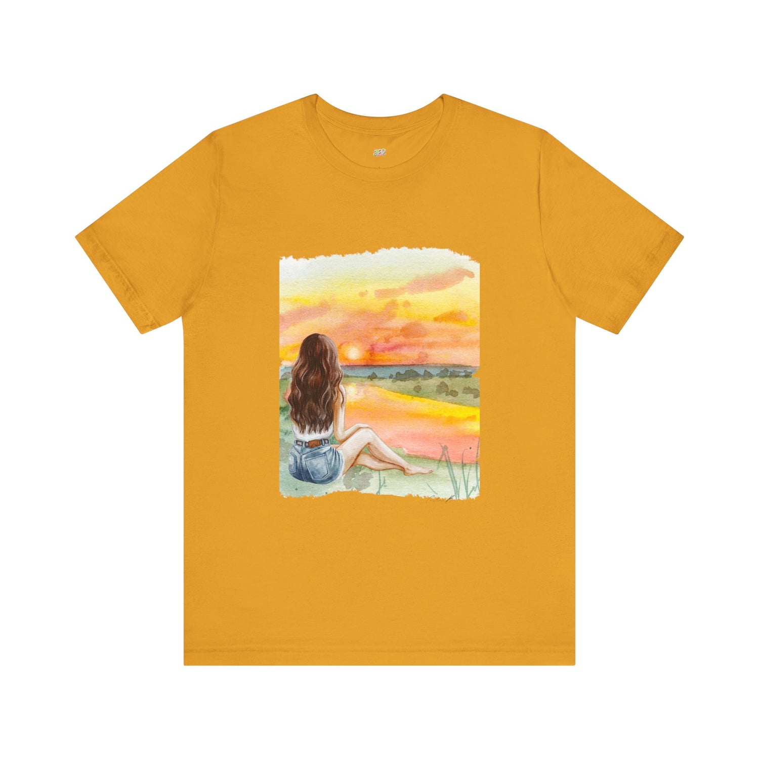 Woman Tee - Sunset girl