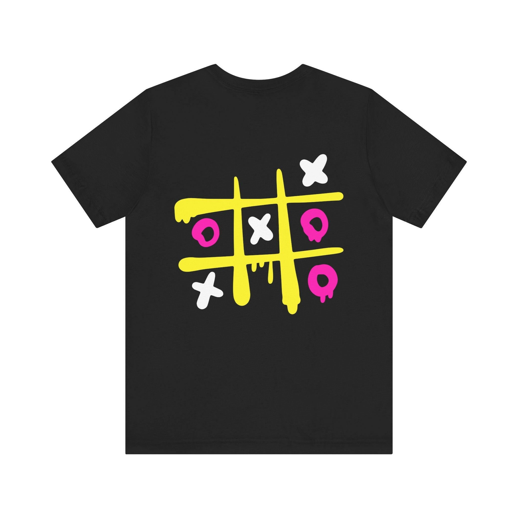 Fun Tic Tac Toe Graphic Tee for Game Lovers.