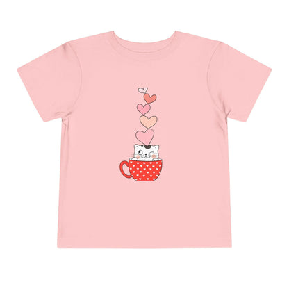 Cute Cat Love T-Shirt for Kids.