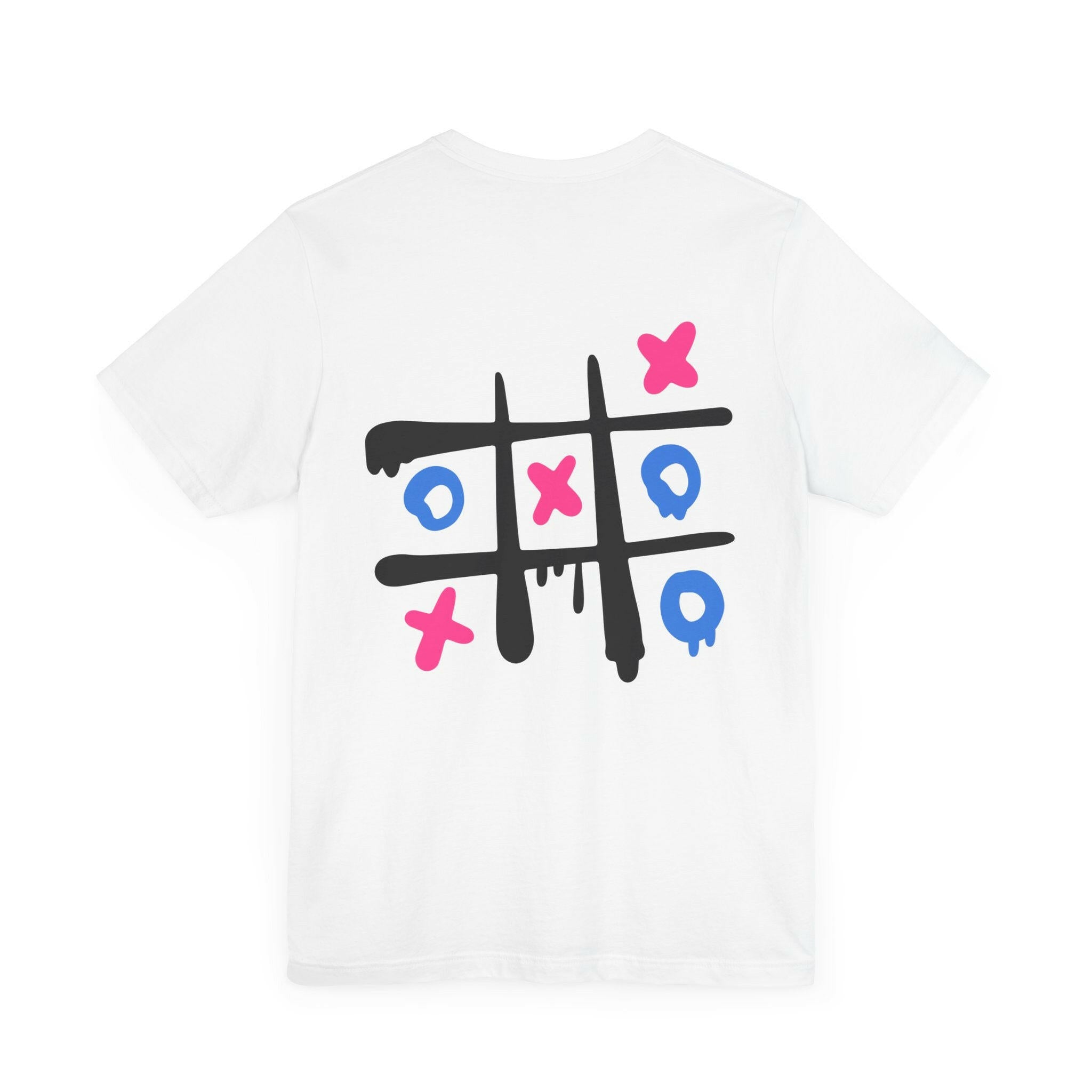 Fun Tic Tac Toe Graphic Tee for Game Lovers.