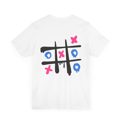 Fun Tic Tac Toe Graphic Tee for Game Lovers.