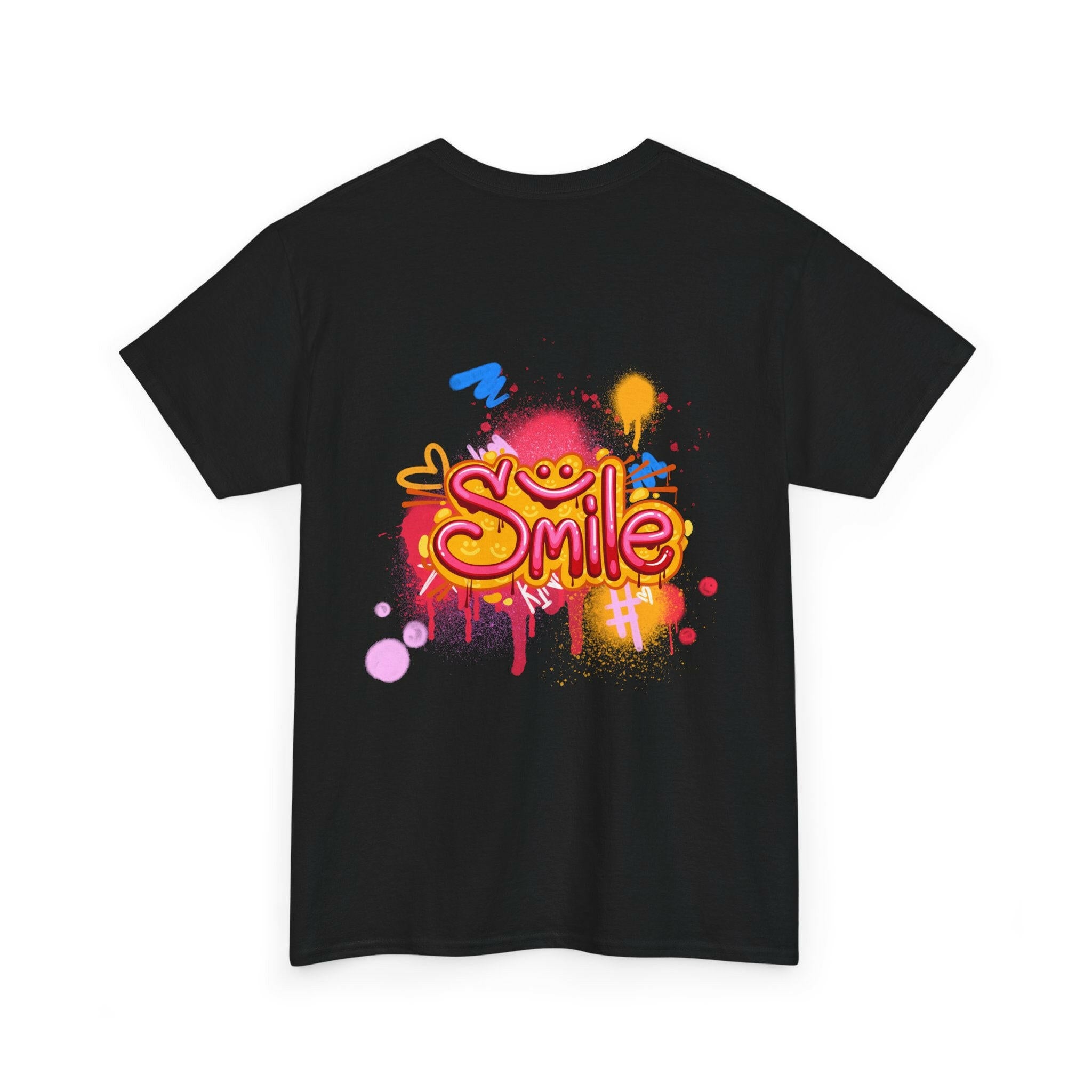 Neon Fashion Tee - Smile Unisex Cotton T-Shirt.