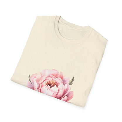 Woman Soft-style T-Shirt flower love.