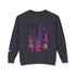 Artistic Neon Vibes Crewneck Sweatshirt | Unisex Lightweight Fashion.