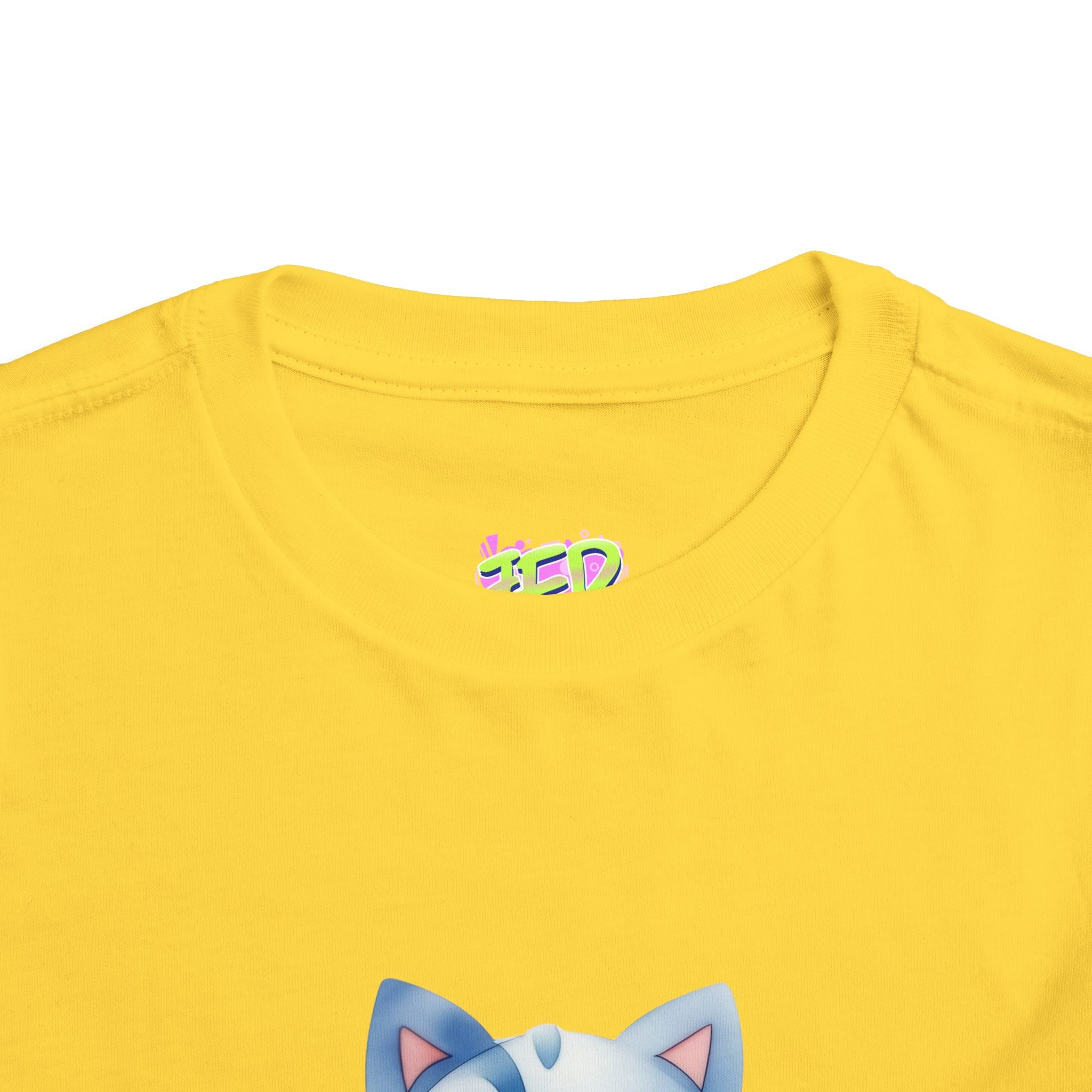 Kids Cotton™ Tee - Blue Cat