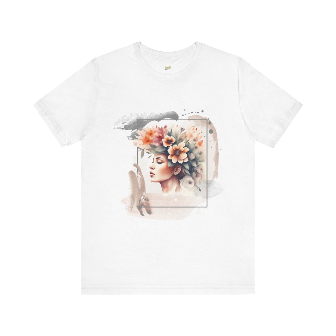 Woman Tee - Girl flowers