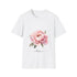 Woman Soft-style T-Shirt flower love.