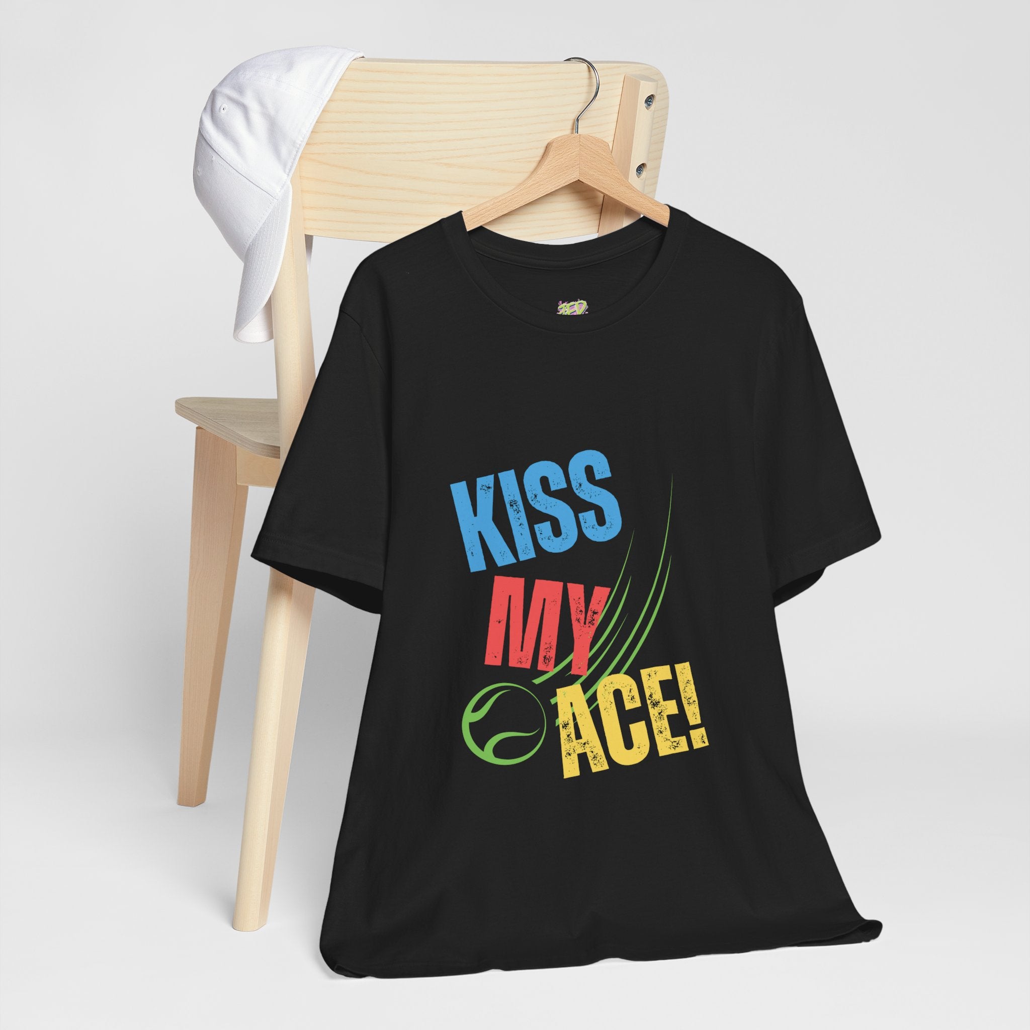 Kiss My Ace! Tennis Unisex Jersey Tee