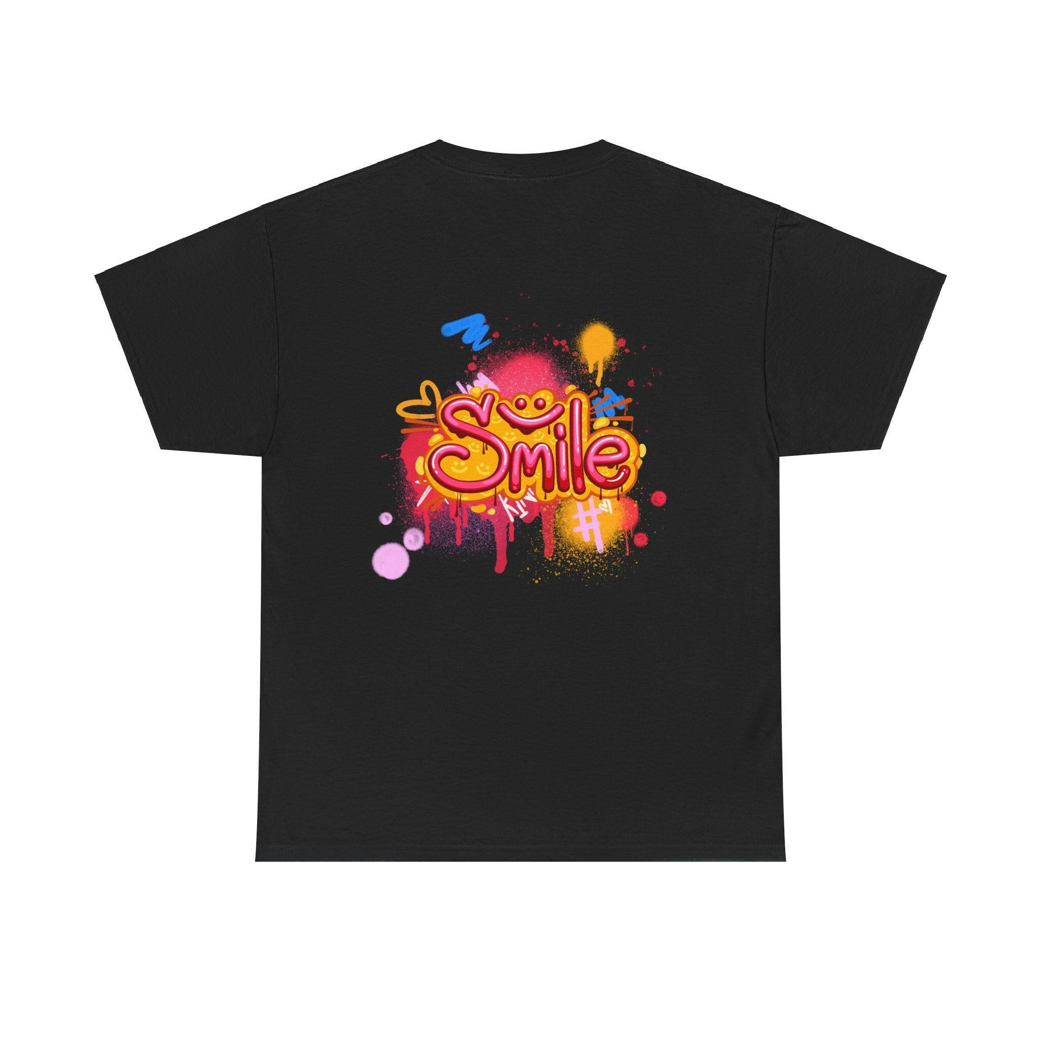 Neon Fashion Tee - Smile Unisex Cotton T-Shirt.