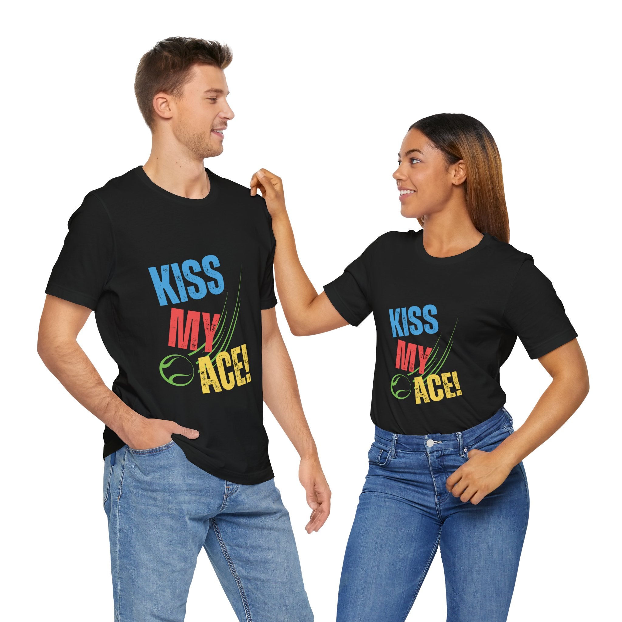 Kiss My Ace! Tennis Unisex Jersey Tee