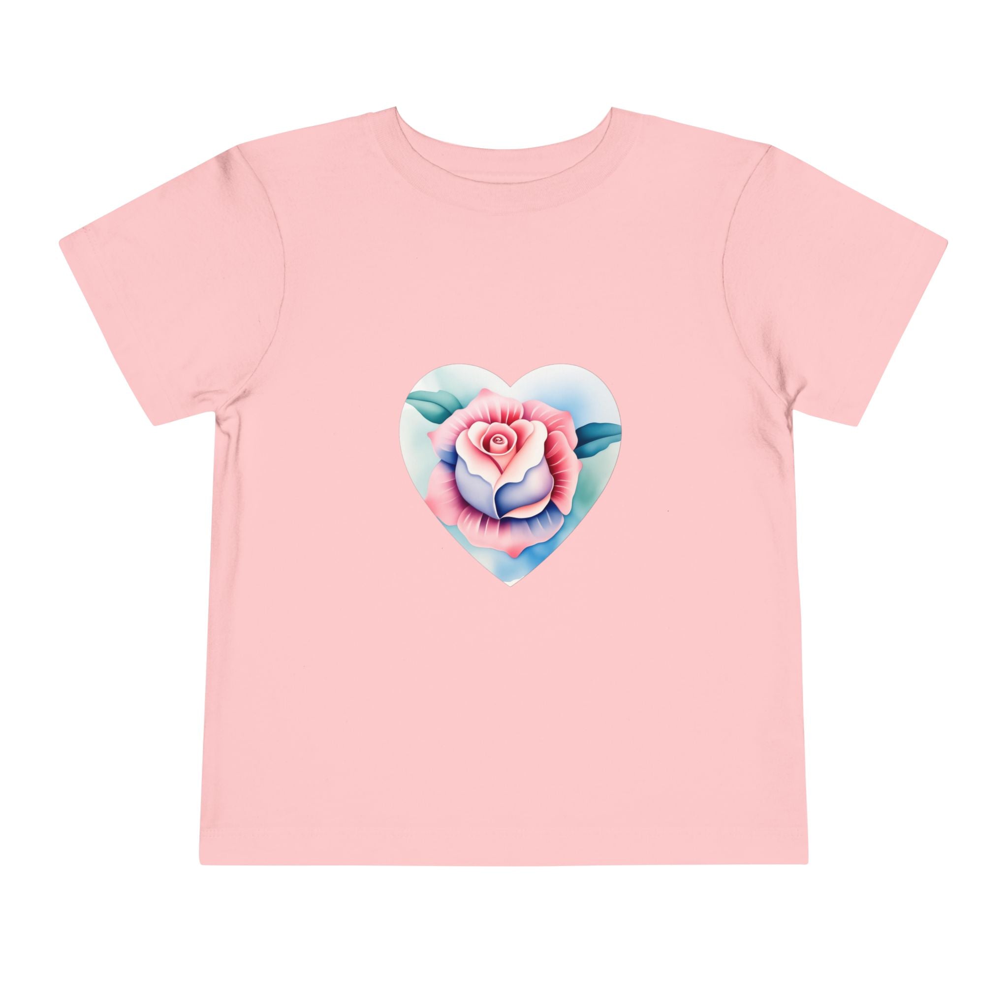 Kids Cotton™ Tee - Heart Rose