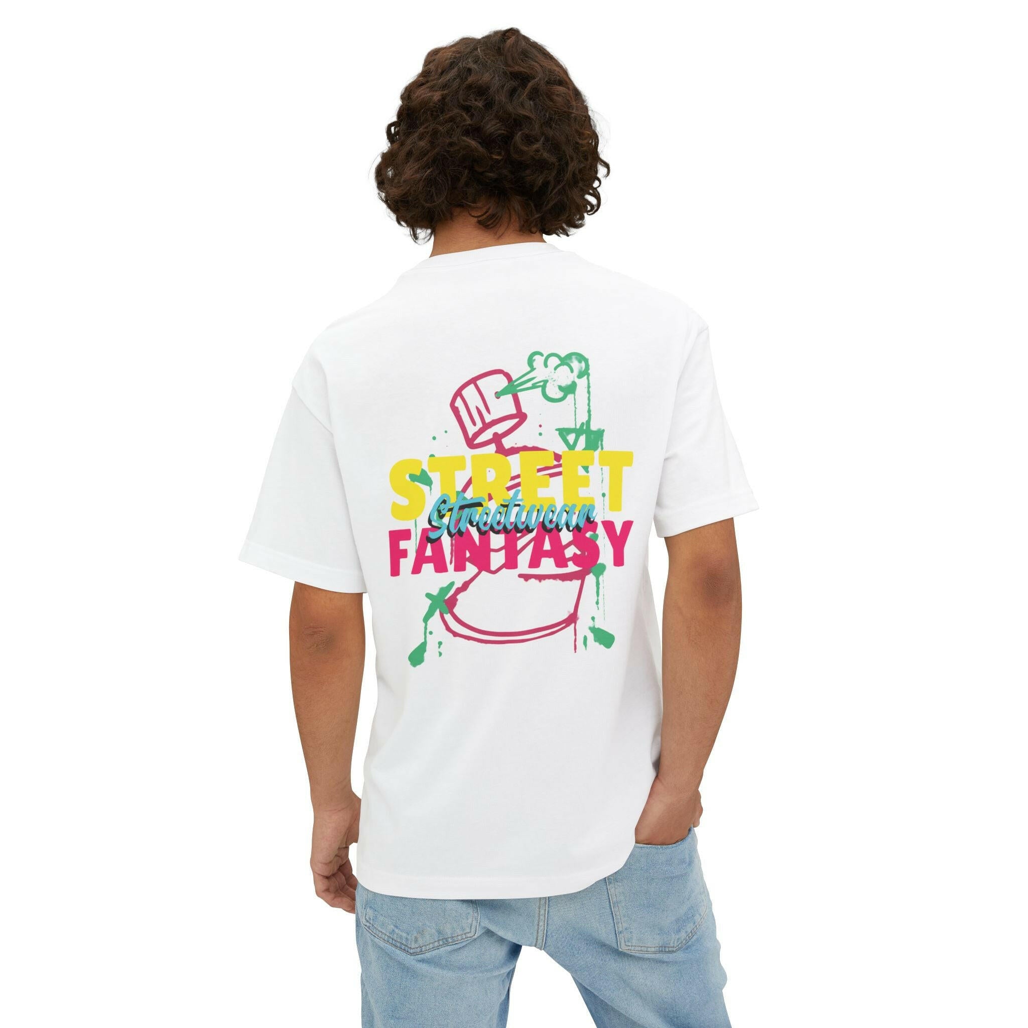 Street Fantasy Oversized Tee for Artists and Dreamers