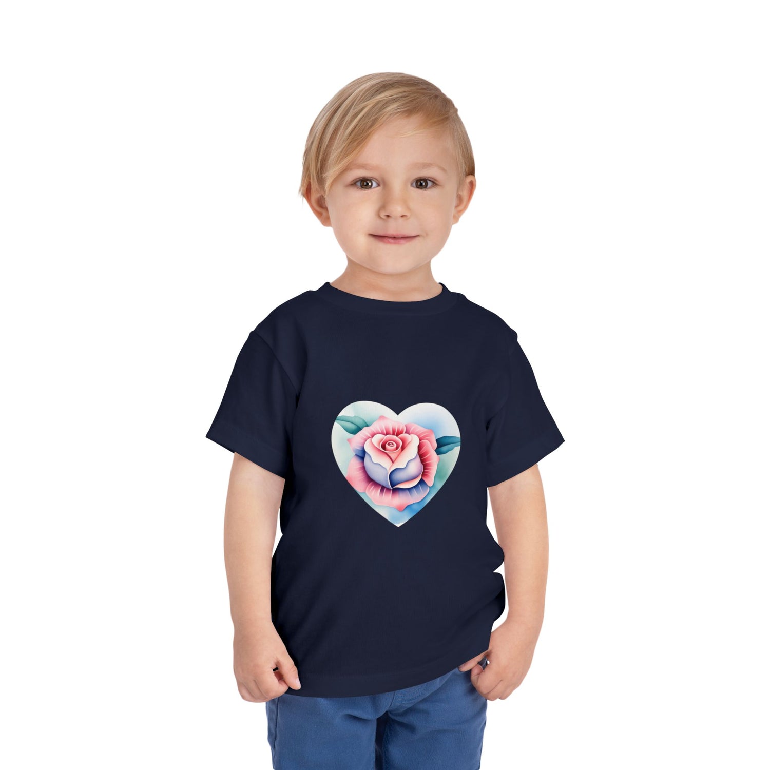 Kids Cotton™ Tee - Heart Rose