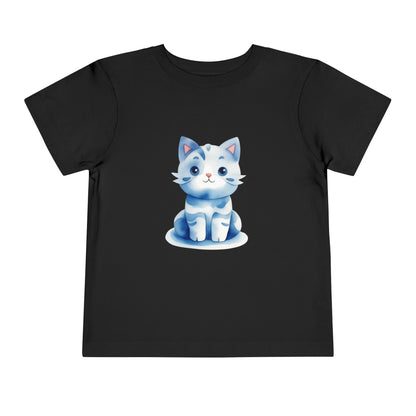 Kids Cotton™ Tee - Blue Cat