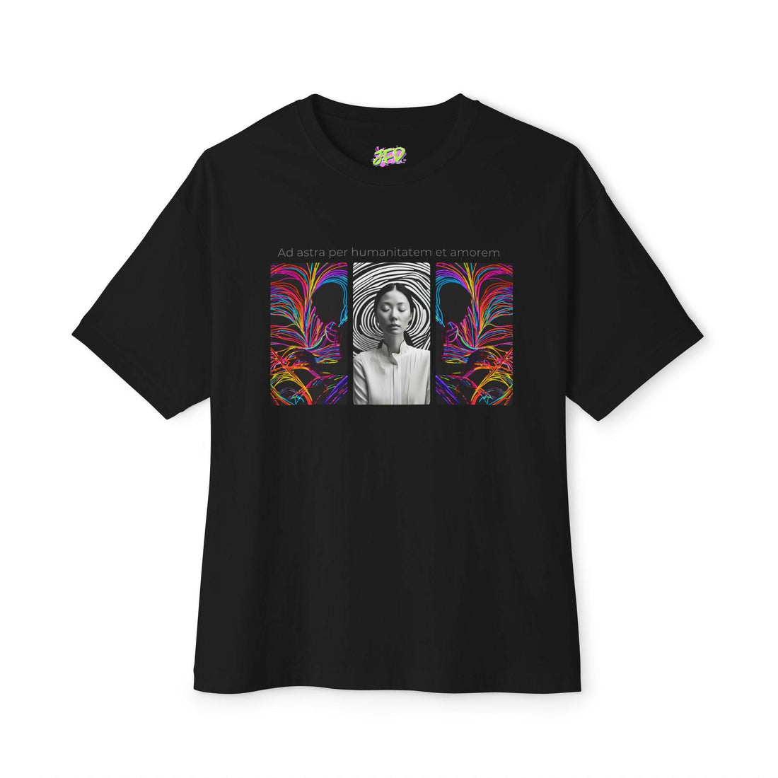 Ad Astra Oversized Unisex Tee - Unique Graphic Tee for Inspiration