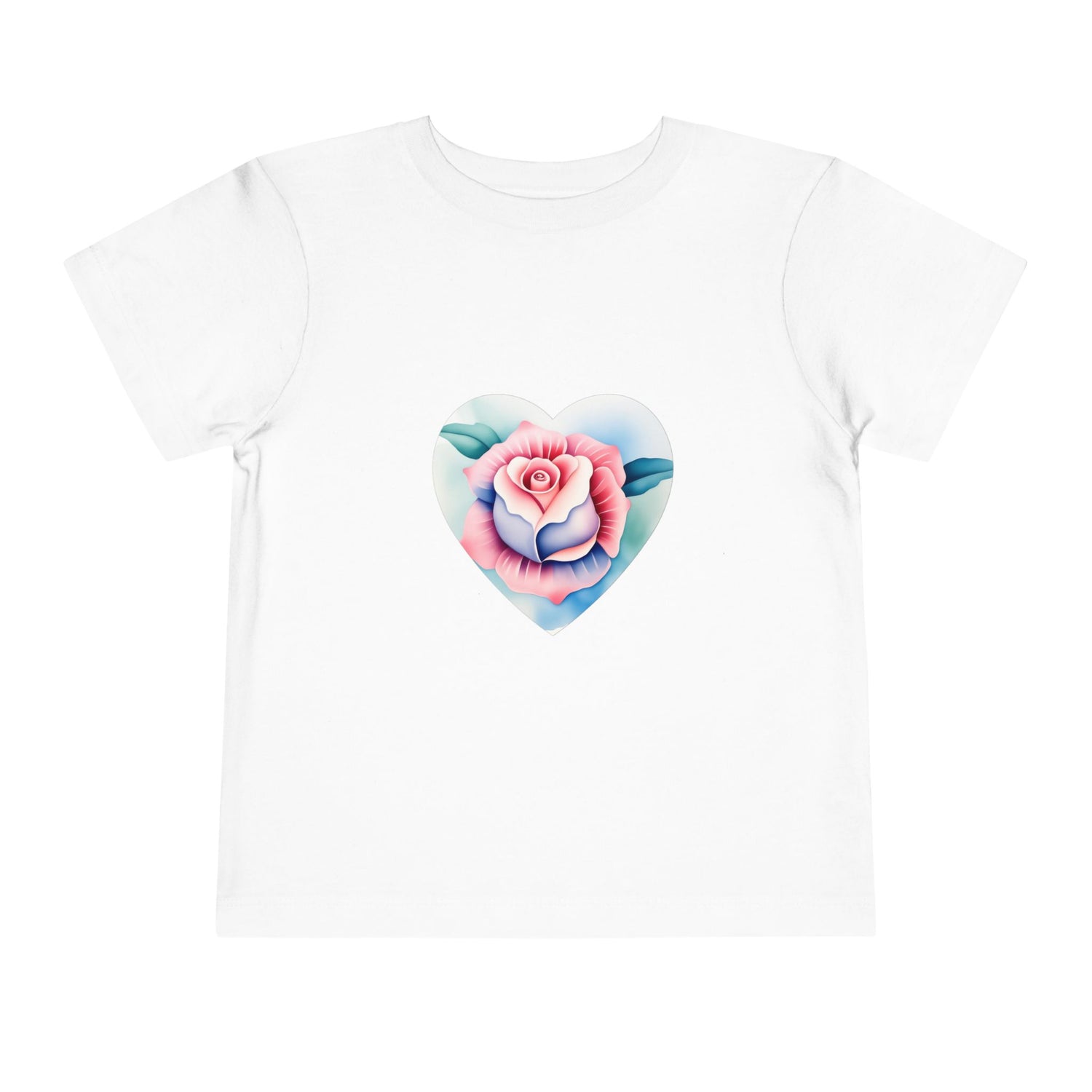 Kids Cotton™ Tee - Heart Rose