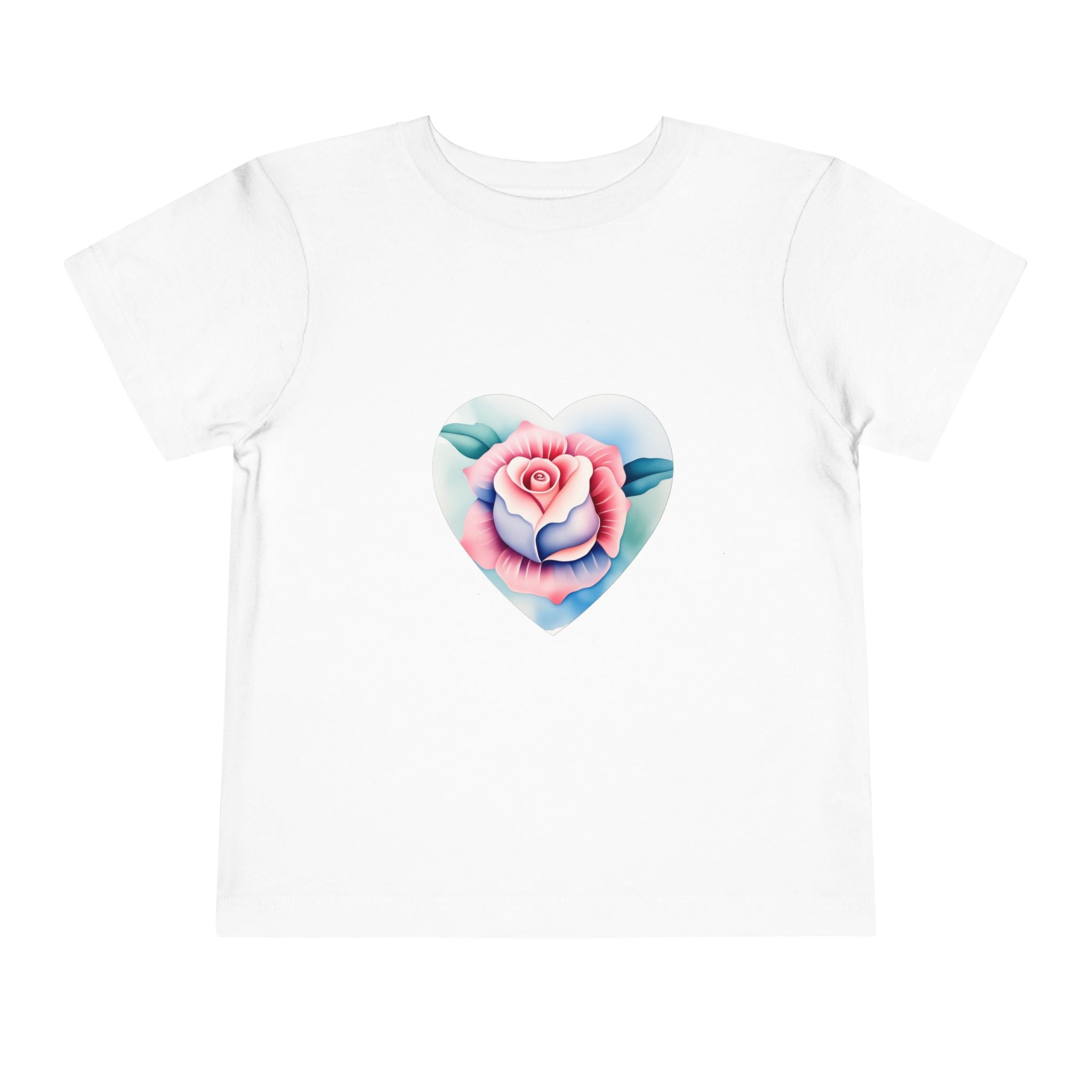 Kids Cotton™ Tee - Heart Rose