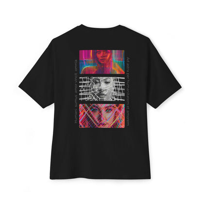 Human Connection Graphic Oversized Tee - Unisex Streetwear.