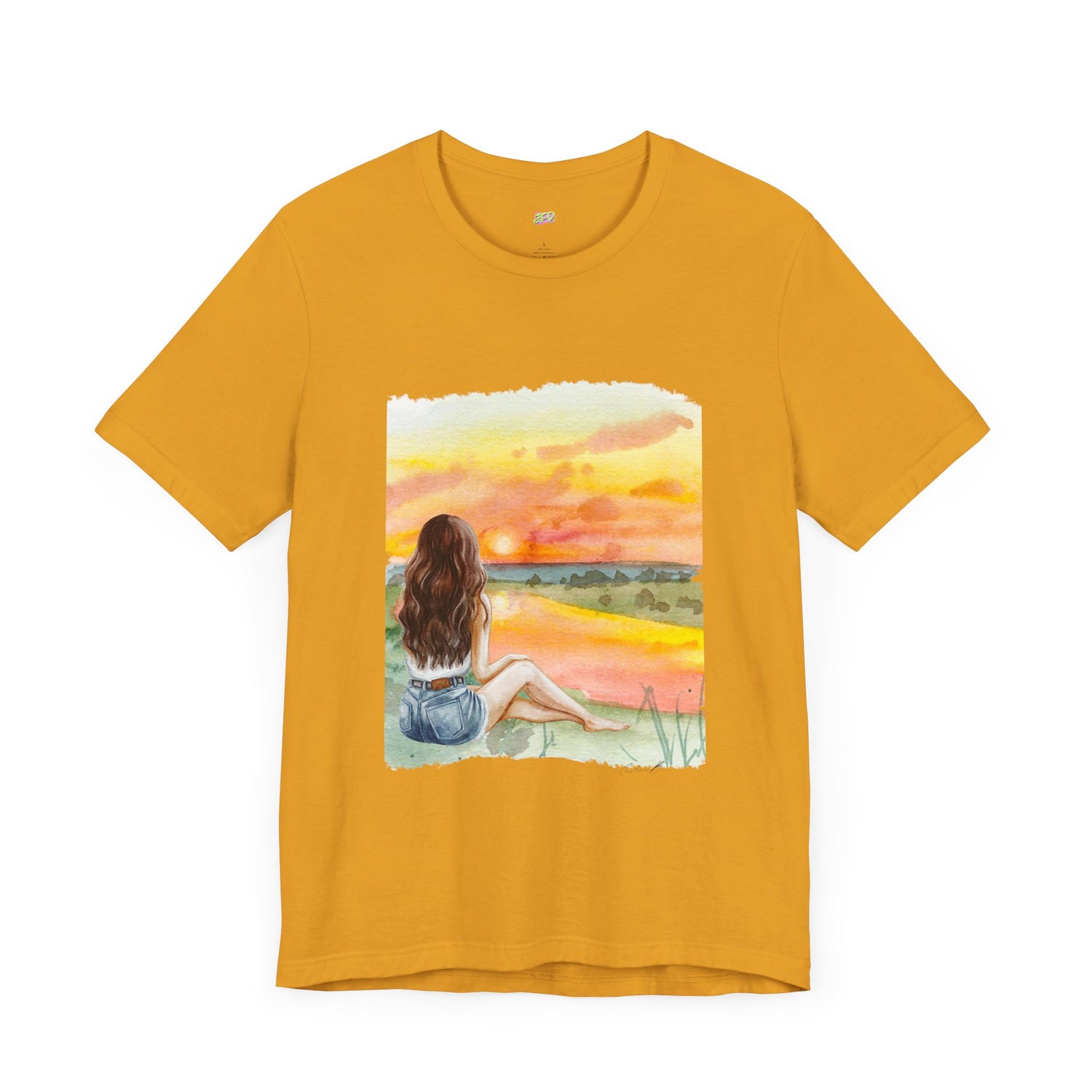 Woman Tee - Sunset girl