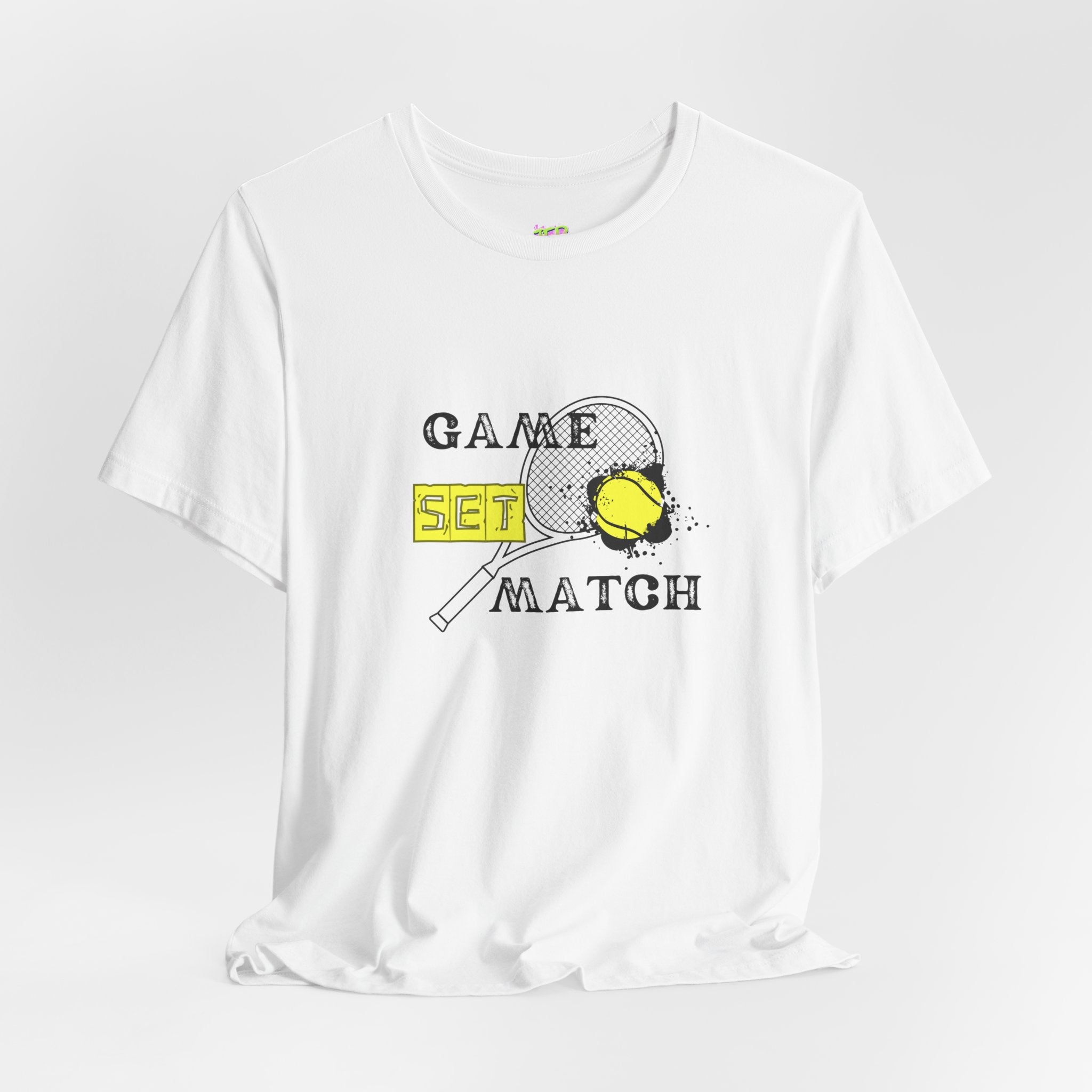 Game Set Match Tennis Tee - Unisex Jersey Short Sleeve T-Shirt for Sports Lovers