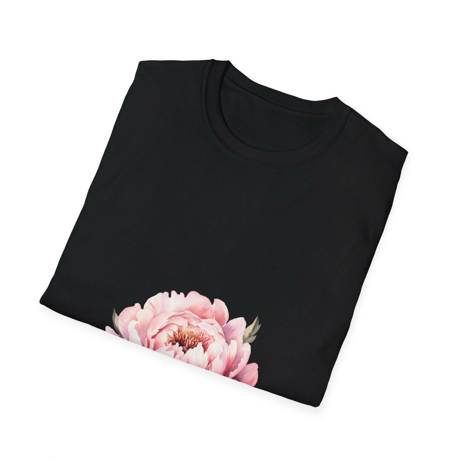 Woman Soft-style T-Shirt flower love.