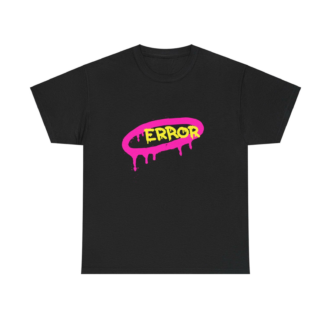 Neon Script tee - Error Unisex Cotton.