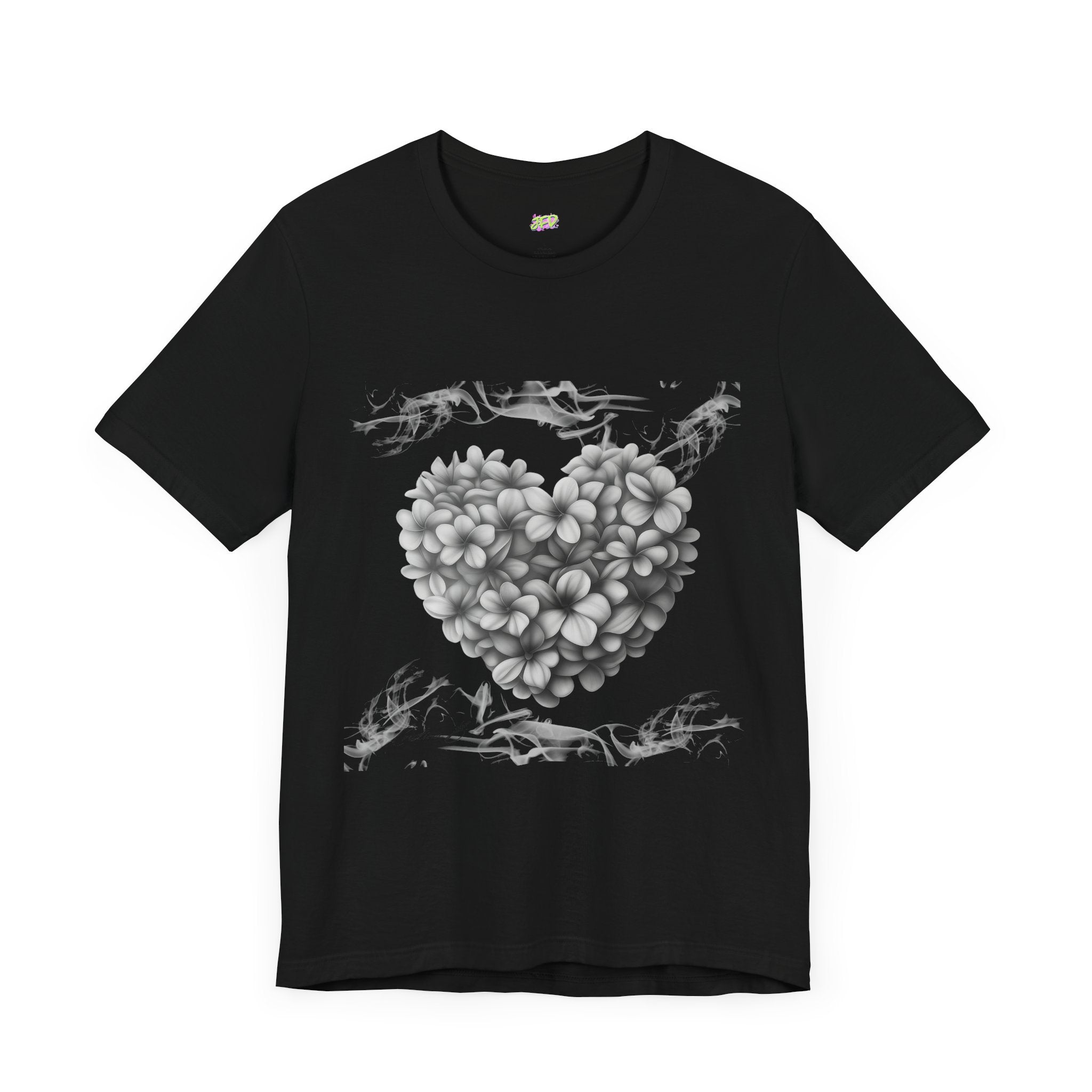 Woman tee - Frangipani heart