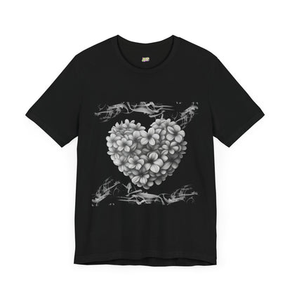 Woman tee - Frangipani heart