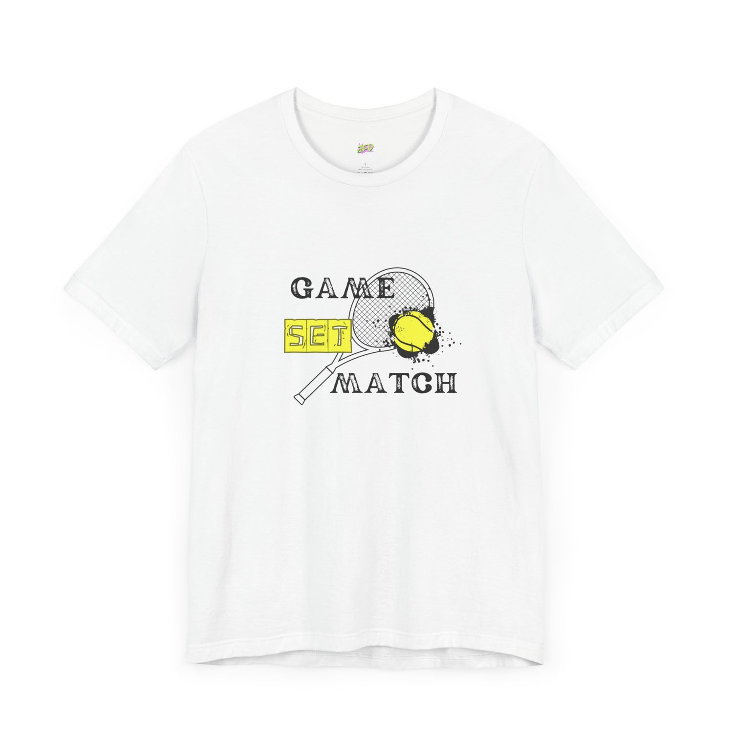 Game Set Match Tennis Tee - Unisex Jersey Short Sleeve T-Shirt for Sports Lovers