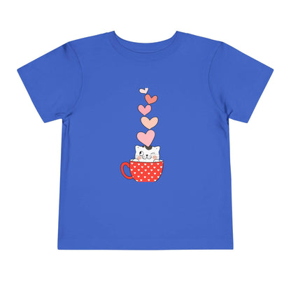 Cute Cat Love T-Shirt for Kids.