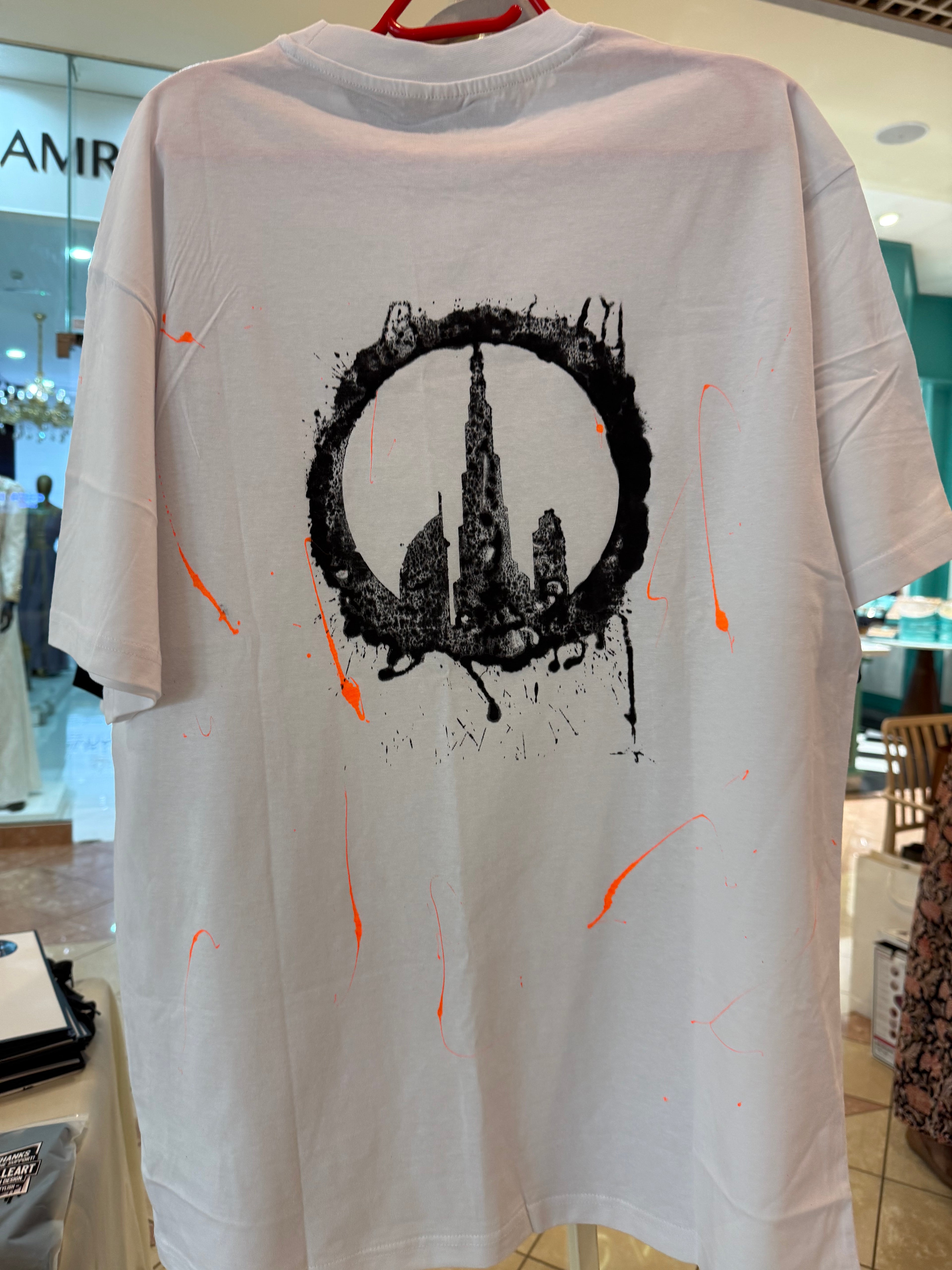 Urban Dubai Skyline Tee – Burj Khalifa Edition