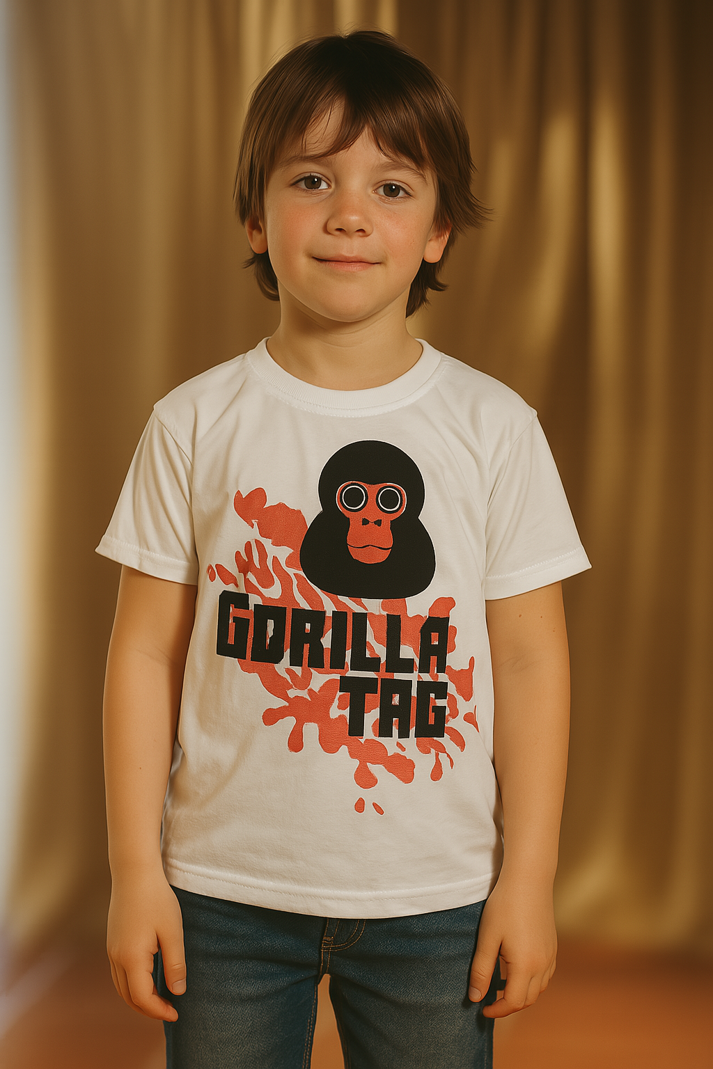 Gorilla Tag Splash Tee – 100% Cotton