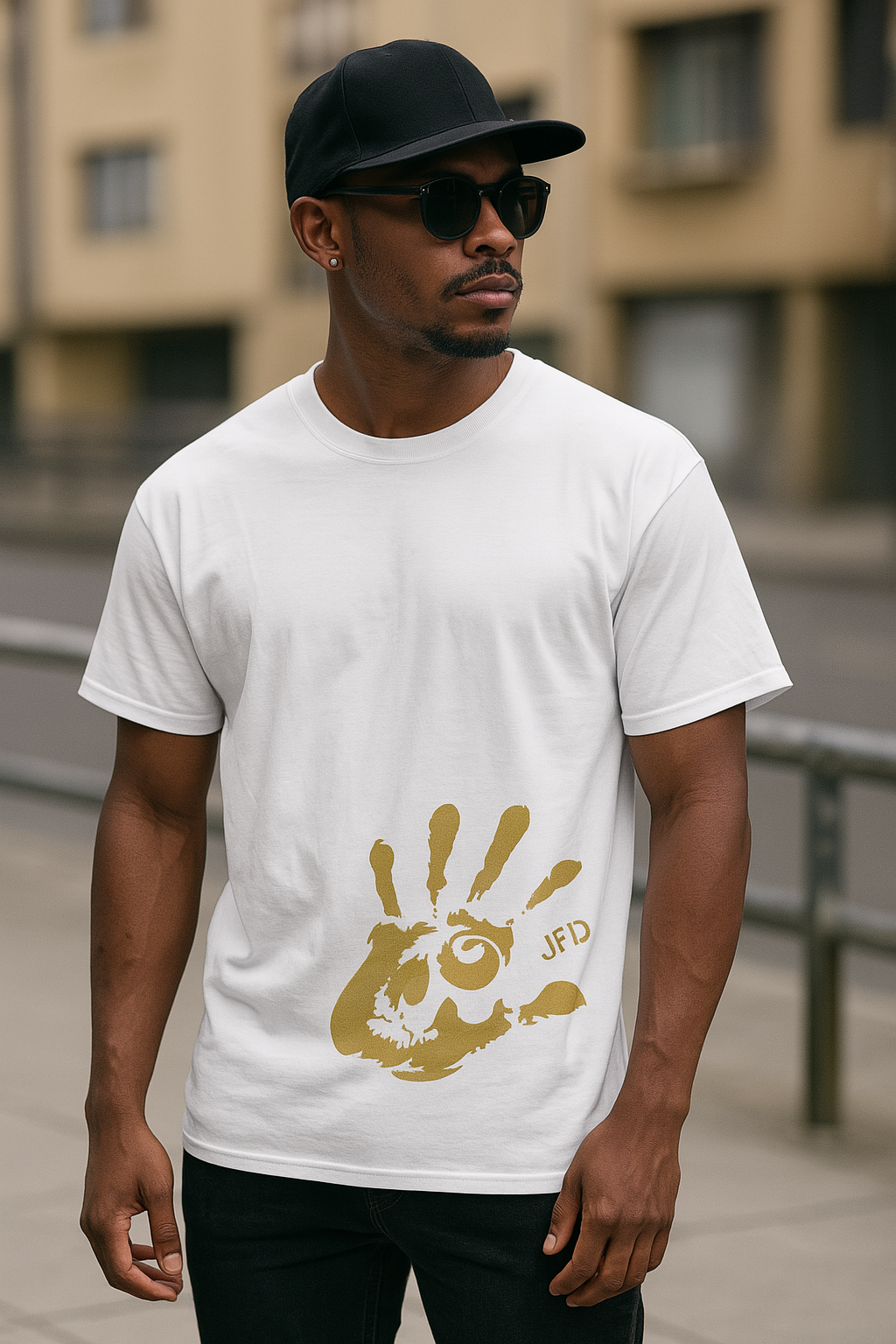 Urban Gold Skull Tee