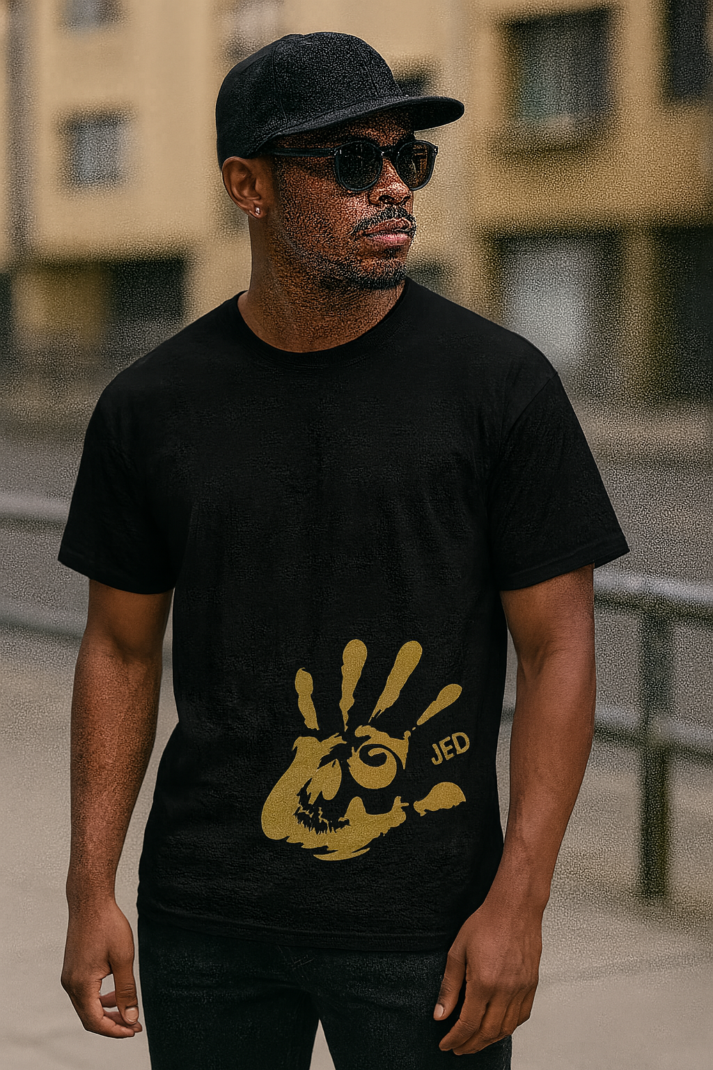 Urban Gold Skull Tee
