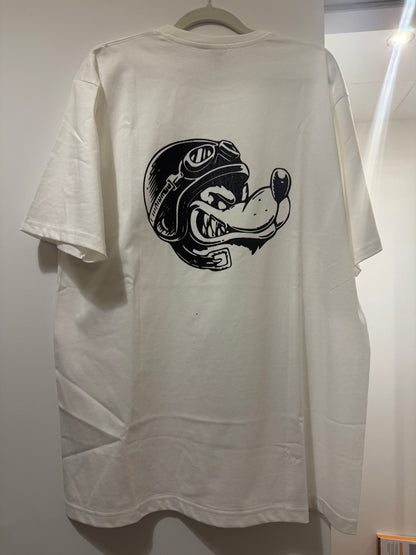 Urban Brushstroke &amp; Rider Graphic T-Shirt – 100% Cotton -handmade
